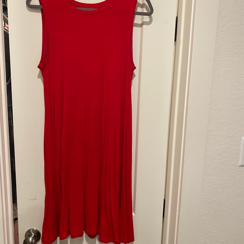 Red dress